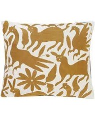 Otomi Hand Embroidery 1 colors Decorative Cushion Cover Pillow Case