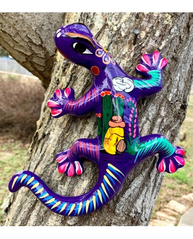 Lizard Clay Talavera Decoration Wall Hanging