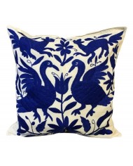 Otomi Hand Embroidery 1 colors Decorative Cushion Cover Pillow Case