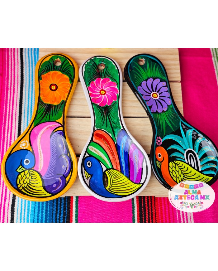 Spoon Rest Clay Talavera Decoration