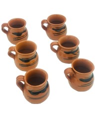 Traditional Cup Mug Clay Decoration