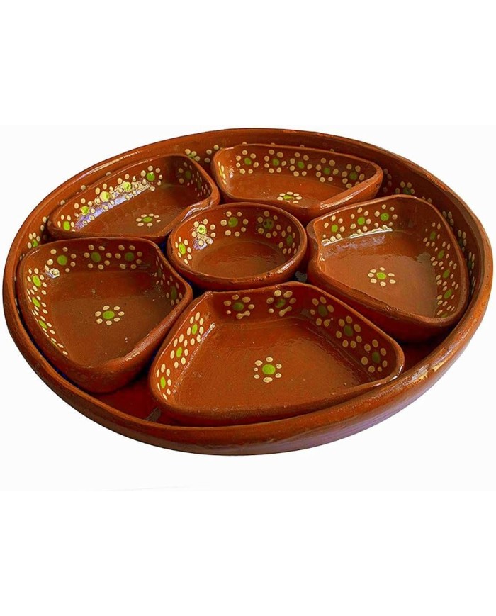 Traditional Toppings Plate Clay Decoration