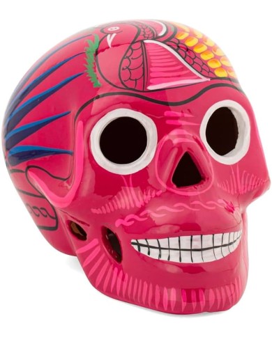 Large Skull Talavera Decoration