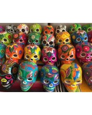 Large Skull Talavera Decoration