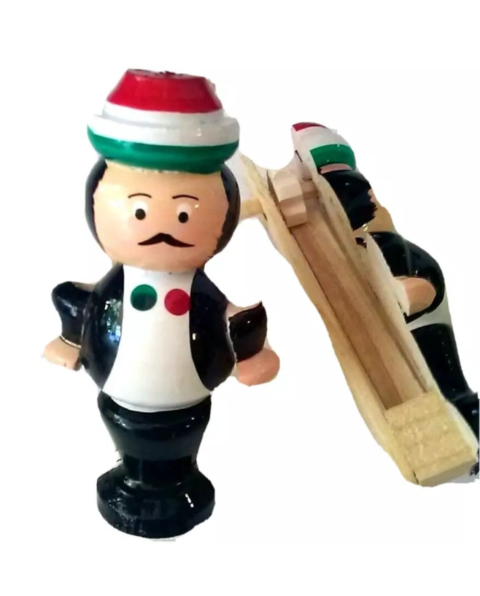 Wooden Spin Mexican Toy "Trompo"
