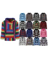 Adult Baja Hoodies Surf Rug Drug Hoodie Poncho