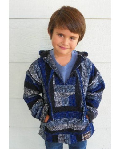 Kids Baja Hoodies Surf Rug Drug Hoodie Poncho