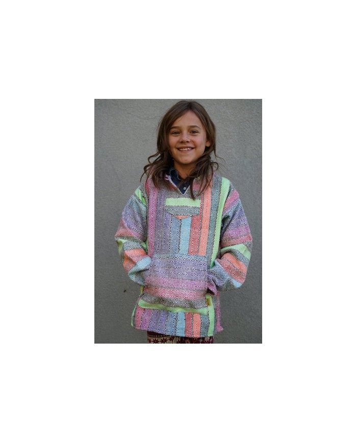 Kids Baja Hoodies Surf Rug Drug Hoodie Poncho