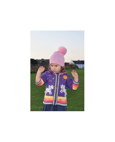 Kids Peruvian Hoodies Rug Poncho