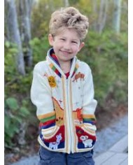 Kids Peruvian Hoodies Rug Poncho