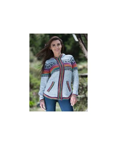 Adult Peruvian Alpaca Sweater Poncho