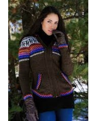 Adult Peruvian Alpaca Sweater Poncho